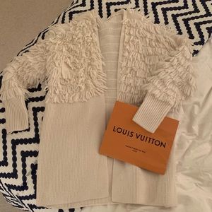 Gap loop fringe sweater in ivory